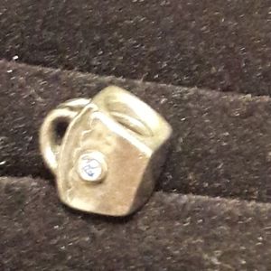 Pandora purse with stone charm